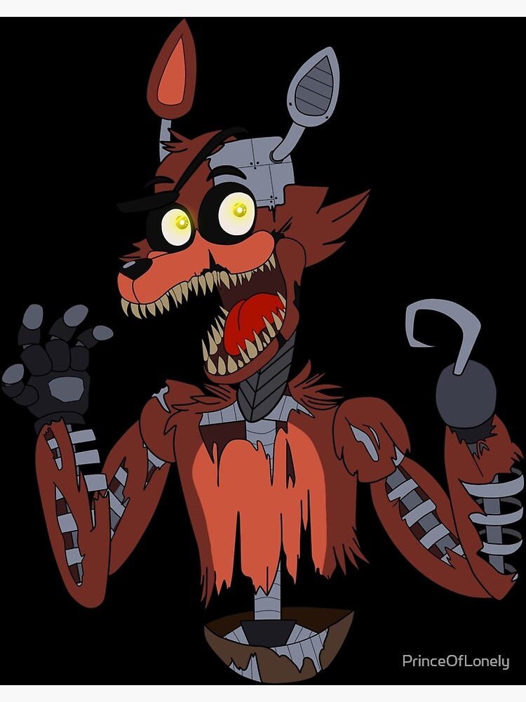 Withered foxy five nights at freddys 2 Poster for Sale by teraMerchShop