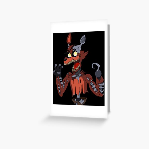 FNaF Withered Foxy Greeting Card for Sale by nyrofletcher