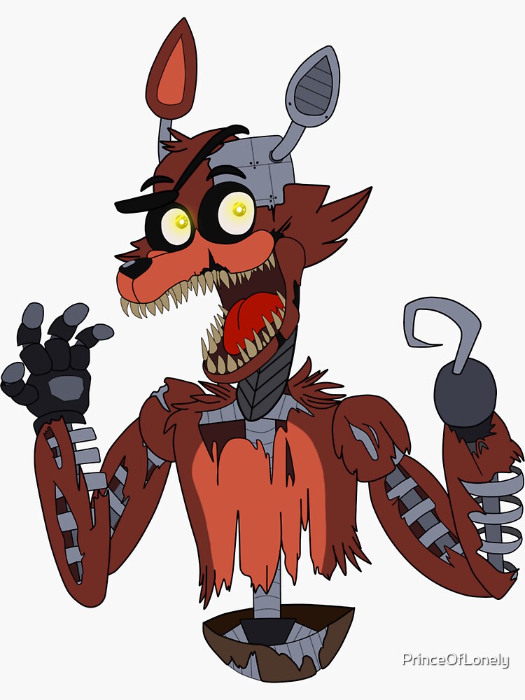 Withered Foxy Sticker for Sale by PrinceOfLonely