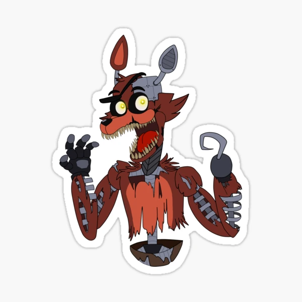 FNAF 2 Withered Animatronic Sticker Pack Sticker for Sale by RodaAnimation