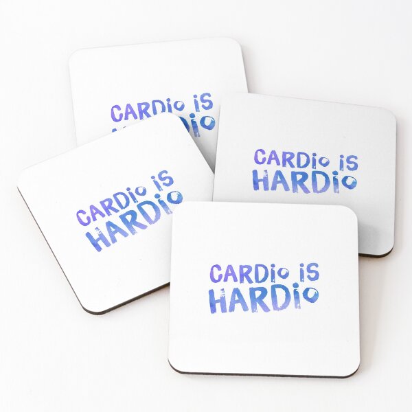 Item preview, Cardio Is Hardio - Workout Motivation designed and sold by ArqDezines.