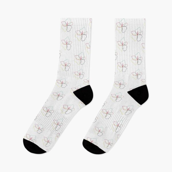 Item preview, neon flowers in white  designed and sold by Lilou-artem.
