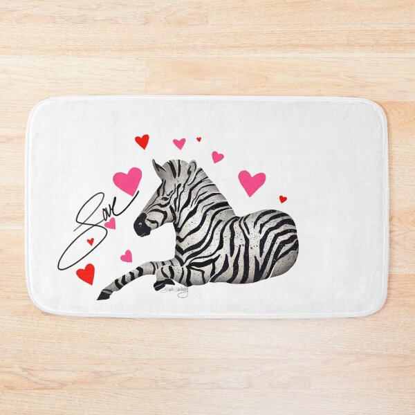 Item preview, Copy of Zebra with Love & Hearts by Linda Sholberg designed and sold by Linda Sholberg.