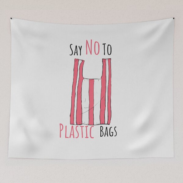 Item preview, Say no to plastic Bags  designed and sold by Nyanko-Sempai.