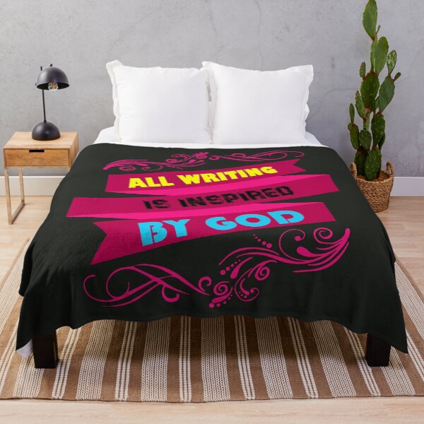 Item preview, All writing scripture is inspired by God 2 Timothy 3:16 designed and sold by LYSandCo.