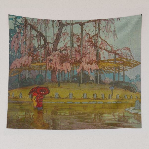 Item preview, Harusame (Spring Rain), Vintage Japanese Woodblock Print East Asian Art by Hiroshi Yoshida designed and sold by Ejaaz.