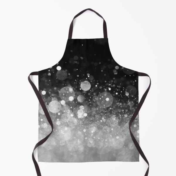 Item preview, Abstract white shiny lights on black background II designed and sold by fowons.