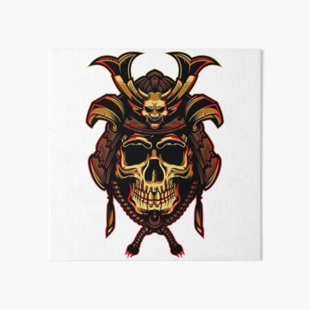 Skull Samurai Art Board Prints for Sale | Redbubble