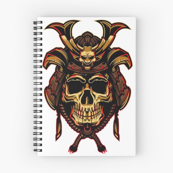 Item preview, Golden Samurai Skull Art designed and sold by JTS STORE.