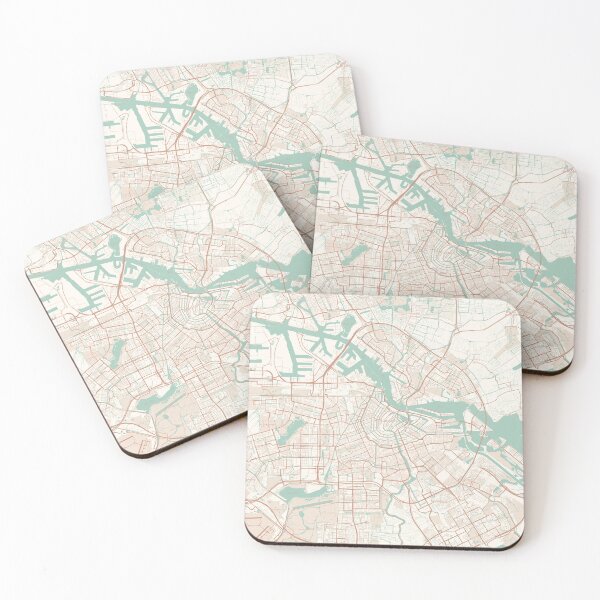 Item preview, Amsterdam, Netherlands Map (Theme 2) designed and sold by Mapnify.