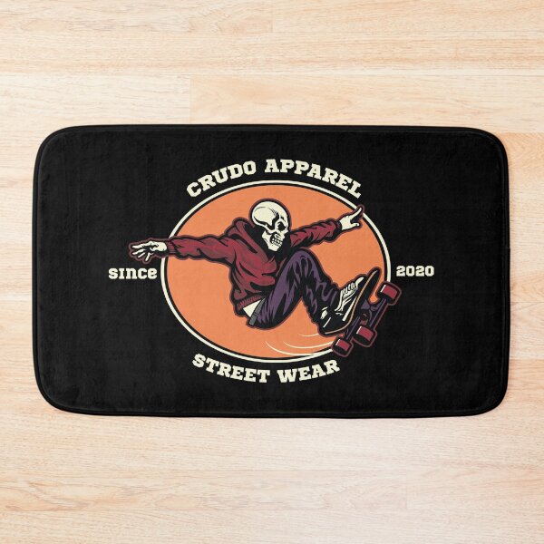Item preview, Crudo Skeleton Skateboarder Skater designed and sold by CrudoMerch.