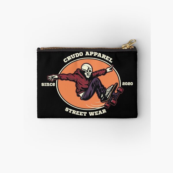 Item preview, Crudo Skeleton Skateboarder Skater designed and sold by CrudoMerch.