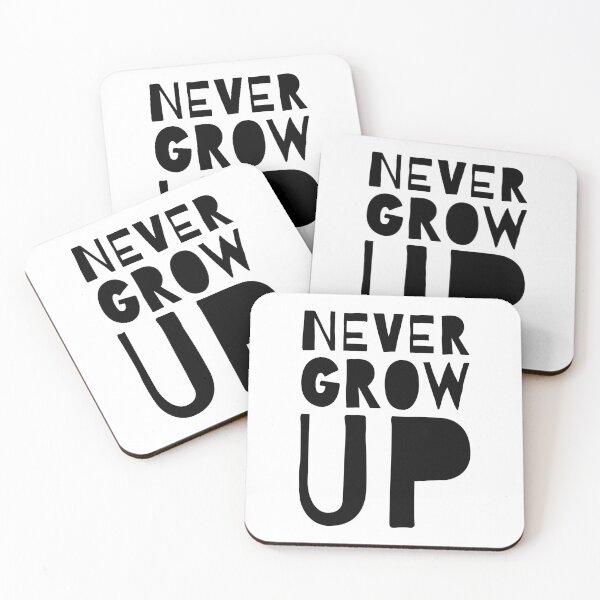 Item preview, Never Grow Up, Peter Pan Quote, Scandinavian designed and sold by aenaonartwork.