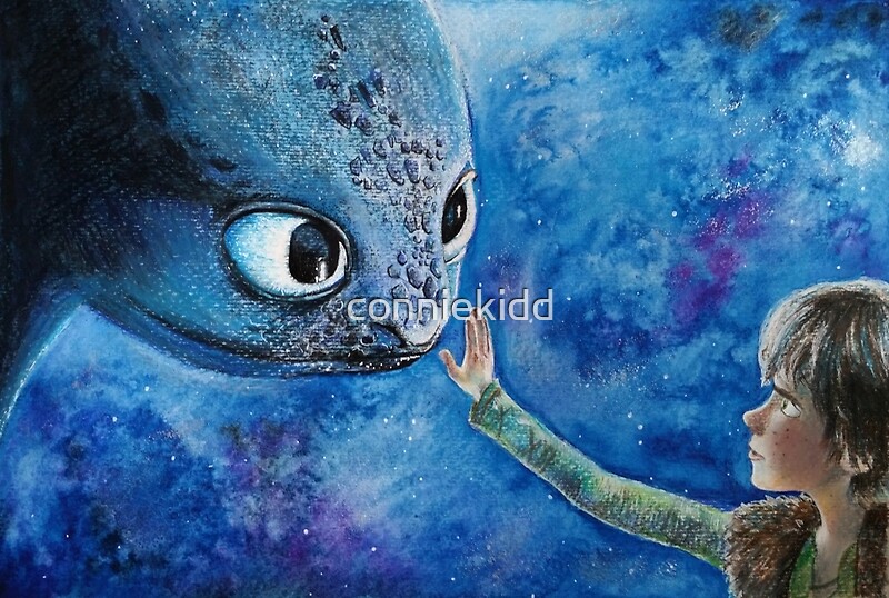 Toothless Painting & Mixed Media: Canvas Prints | Redbubble