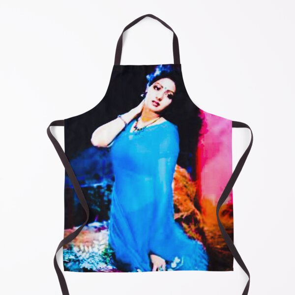 Item preview, SriDevi in blue sari designed and sold by Rritu.