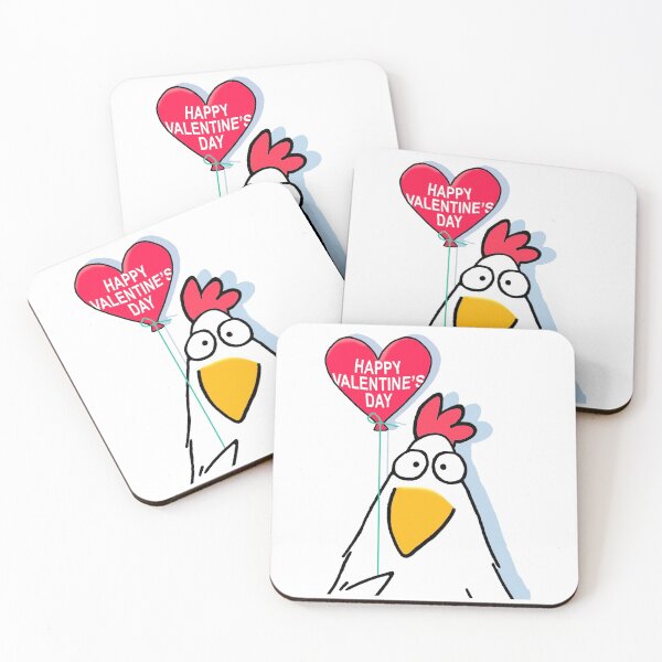 Item preview, CHICKEN Valentines day designed and sold by abiabo.