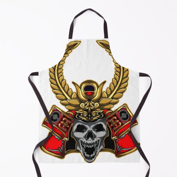 Item preview, Ornate Samurai Skull designed and sold by JTS STORE.