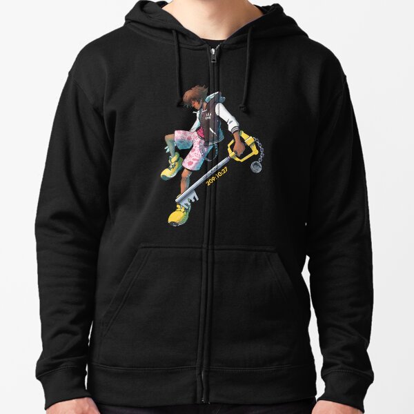 "Kingdom Heart Attack Marathon" Veste zippée à capuche