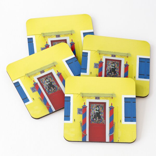 Item preview, Colorful door in Burano designed and sold by pietrofoto.
