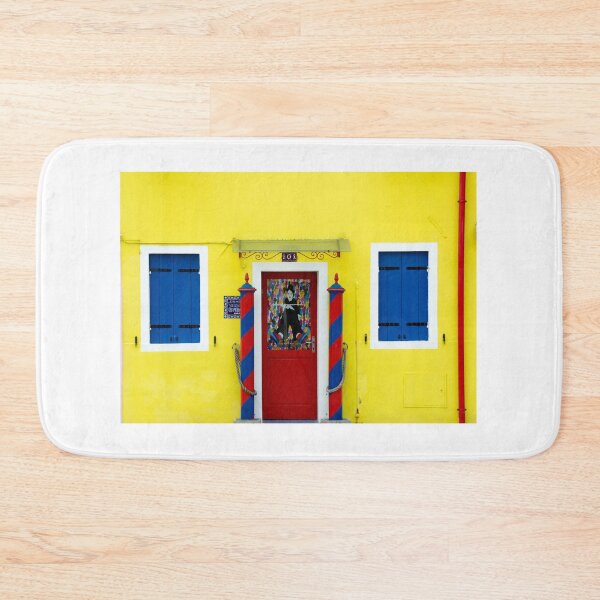 Item preview, Colorful door in Burano designed and sold by pietrofoto.