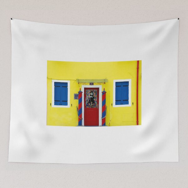Item preview, Colorful door in Burano designed and sold by pietrofoto.
