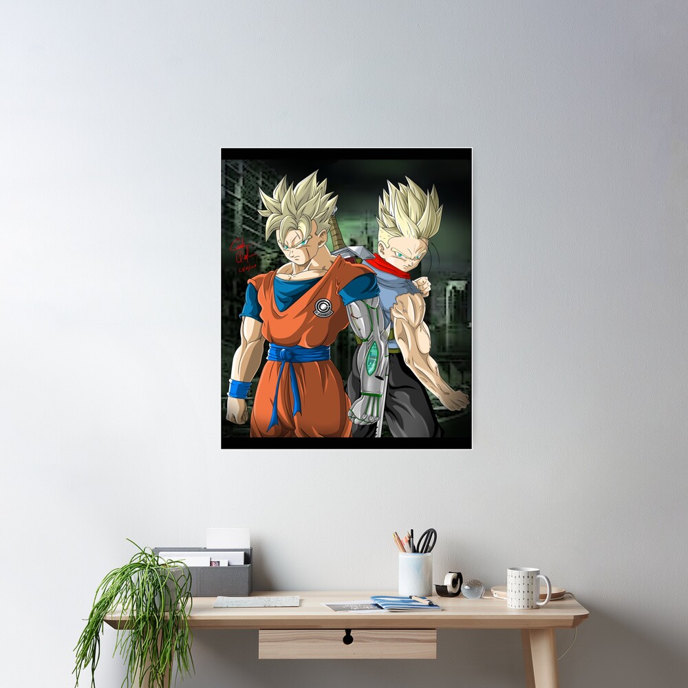 Future Trunks ssj2 and future Gohan cyborg Drago ball super Classic  TShirt216 Photographic Print for Sale by AllisonTolman