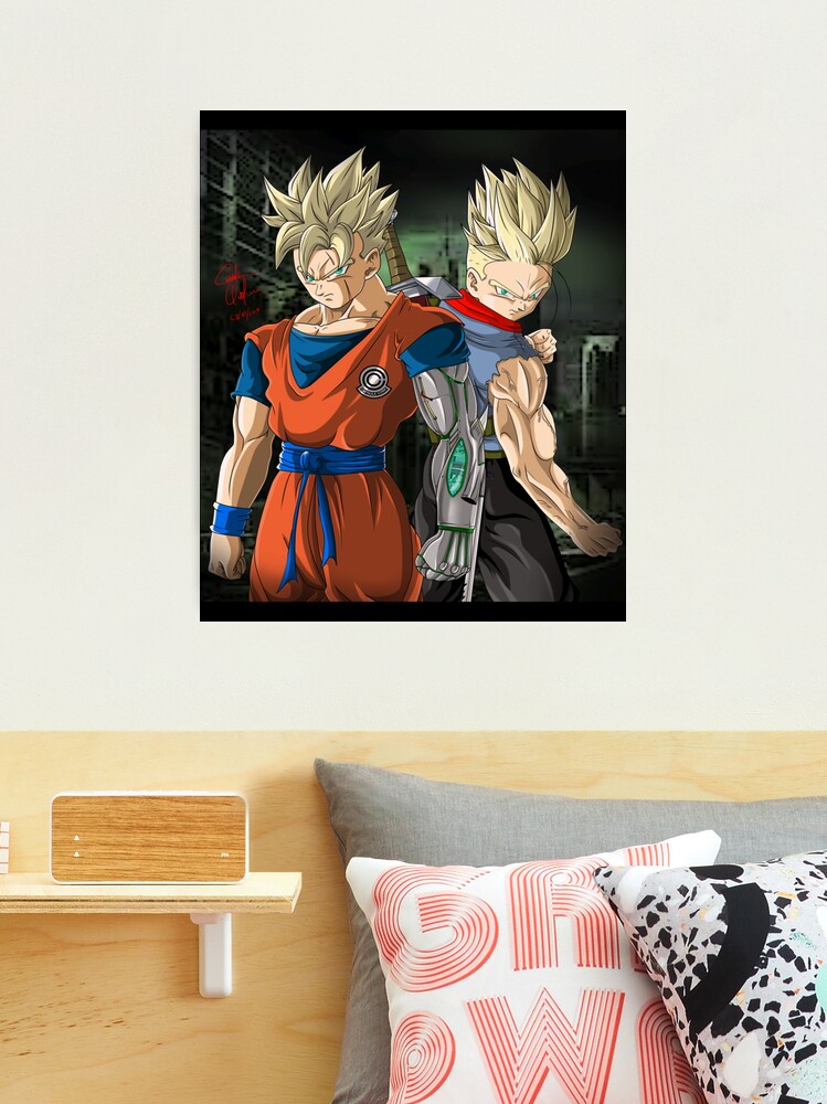 Future Trunks ssj2 and future Gohan cyborg Drago ball super Classic  TShirt216 Photographic Print for Sale by AllisonTolman