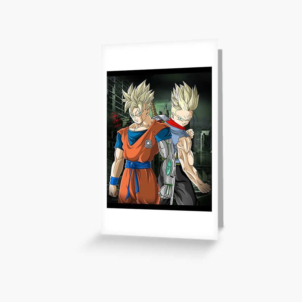 Future Trunks ssj2 and future Gohan cyborg Drago ball super Classic  TShirt216 Art Board Print for Sale by AllisonTolman