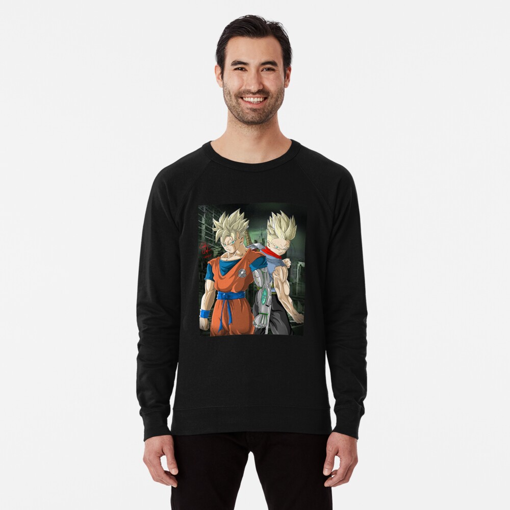 Future Trunks ssj2 and future Gohan cyborg Drago ball super Classic  TShirt216 | Photographic Print