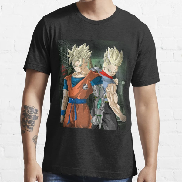 Future Trunks ssj2 and future Gohan cyborg Drago ball super Classic  TShirt216 | Photographic Print