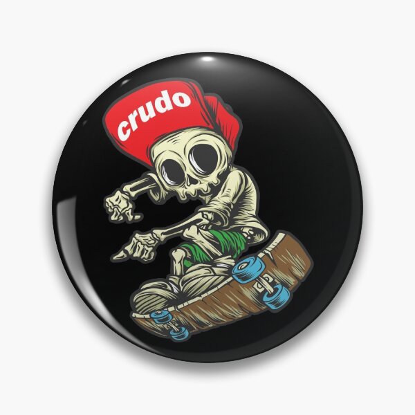 Item preview, Red Cap Crudo Skater Skater Esqueleto designed and sold by CrudoMerch.