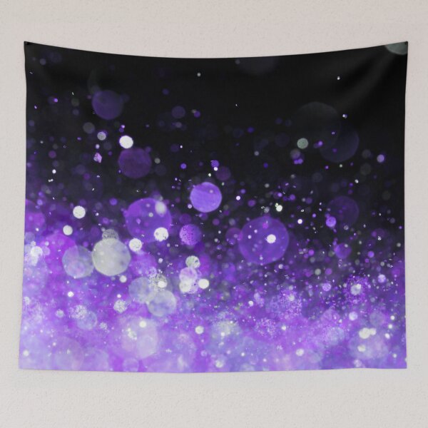 Item preview, Resumen luces brillantes violetas sobre fondo negro Ii designed and sold by fowons.