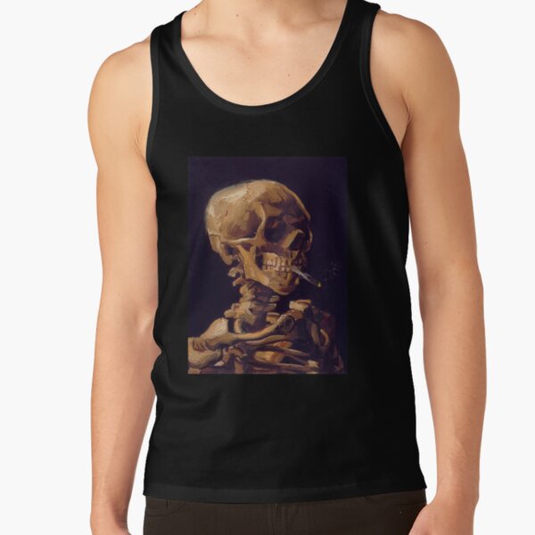 Vincent Van Gogh's 'Skull with a Burning Cigarette' Tank Top