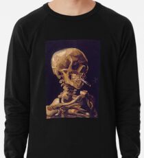 Sudadera ligera "Cráneo con un cigarrillo encendido" de Vincent Van Gogh
