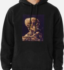 Vincent Van Goghs "Schädel mit brennender Zigarette" Hoodie