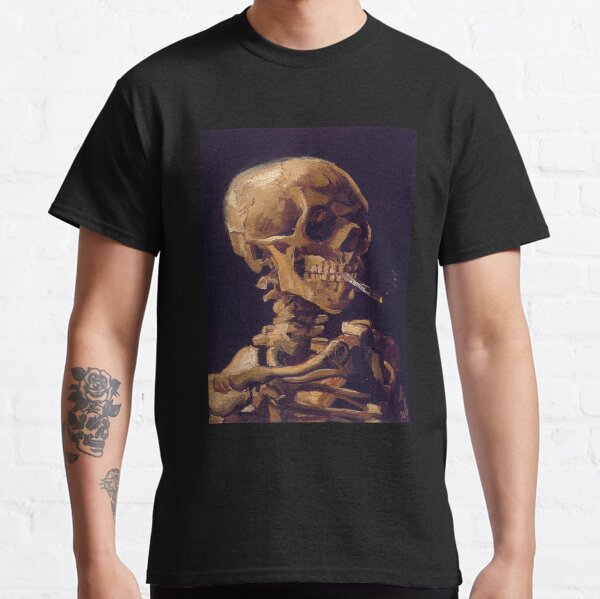 Vincent Van Gogh's 'Skull with a Burning Cigarette' Classic T-Shirt