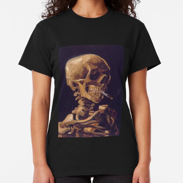 Vincent Van Gogh's 'Skull with a Burning Cigarette' Classic T-Shirt