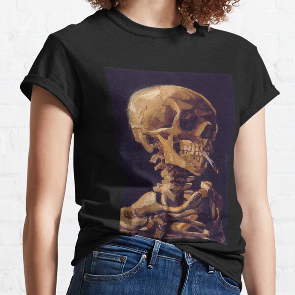 Vincent Van Gogh's 'Skull with a Burning Cigarette' Classic T-Shirt