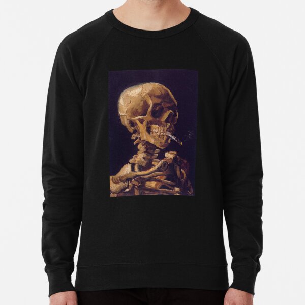 Steampunk Skull Spiral Sweat-Shirt Noir