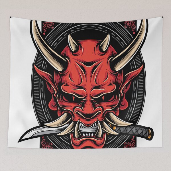 Item preview, Hannya Mask Art designed and sold by JTS STORE.