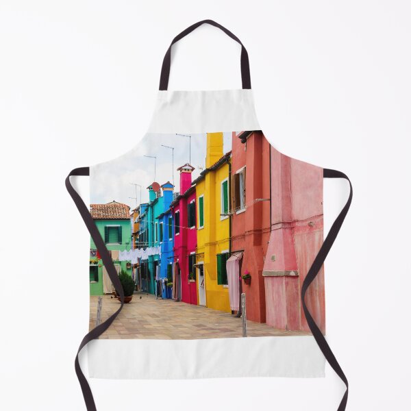 Item preview, Colorful streets and houses in Burano designed and sold by pietrofoto.