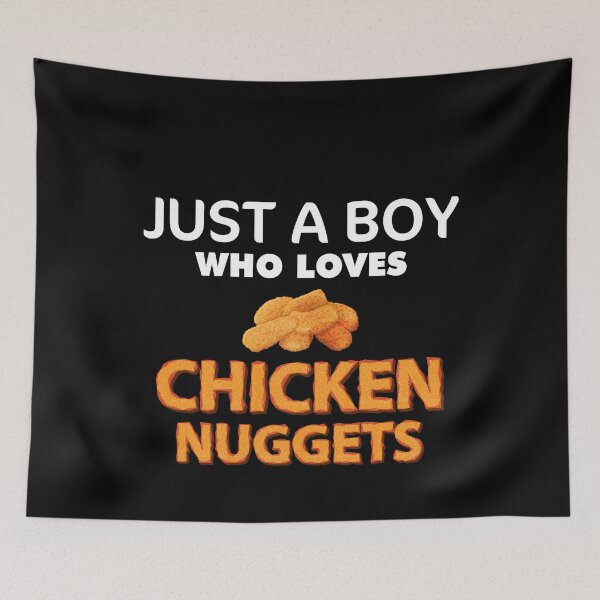 Item preview, Just a Boy Who Loves Chicken Nuggets Funny Fast food lover gift designed and sold by xtocky.