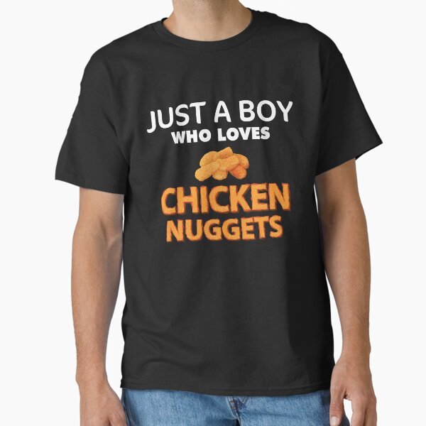 Item preview, Just a Boy Who Loves Chicken Nuggets Funny Fast food lover gift designed and sold by xtocky.