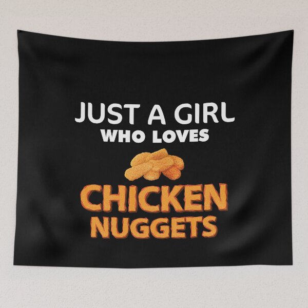 Item preview, Just a Boy Girl who Loves Chicken Nuggets Funny Fast food lover gift designed and sold by xtocky.
