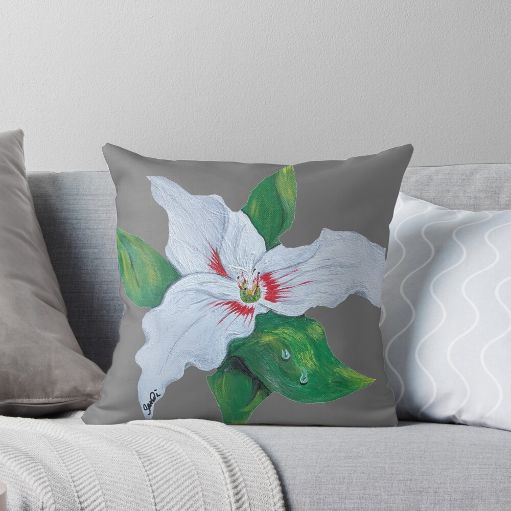 Item preview, Throw Pillow designed and sold by Sandisart.