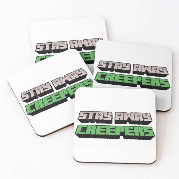 Item preview, Minecraft-stay Away Creepers designed and sold by inspiredtees24.