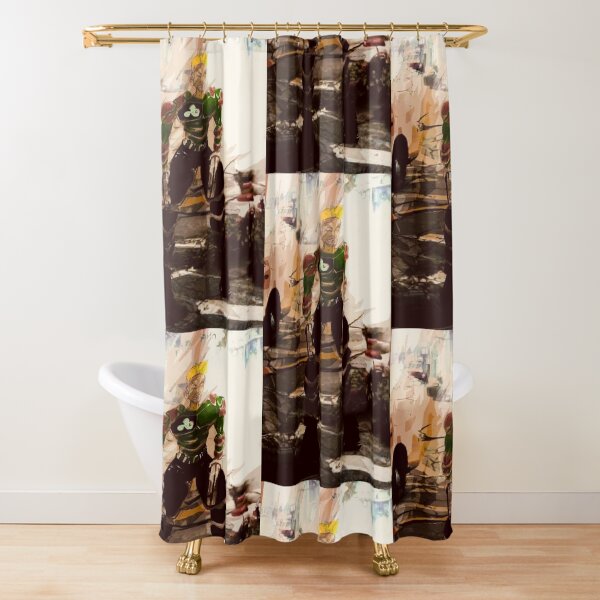 Sirocco of Ghost Squad Shower Curtain
