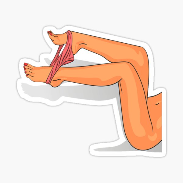 18 Sex Stickers Jolie fille sexy avec un gros butin Sticker