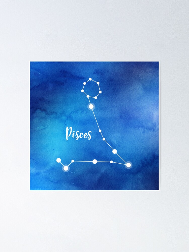 Pisces Zodiac Sign February 19 March 20 Poster