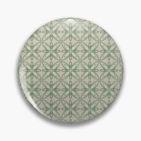 Item preview, Green Floral Geometric Pattern designed and sold by scorpiolane.